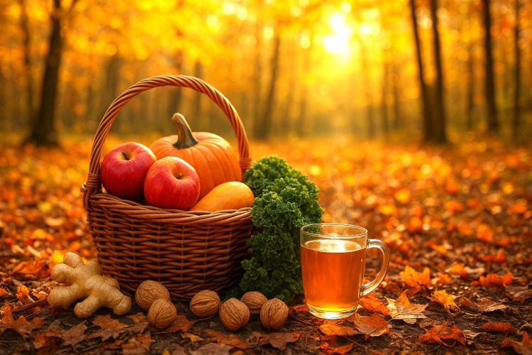 Ernährung zur Stärkung des Immunsystems im Herbst